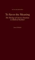 Reich |  To Savor the Meaning | Buch |  Sack Fachmedien