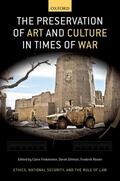 Finkelstein / Gillman / Rosén |  The Preservation of Art and Culture in Times of War | Buch |  Sack Fachmedien