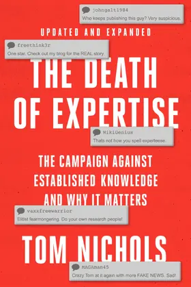 Nichols |  The Death of Expertise | Buch |  Sack Fachmedien