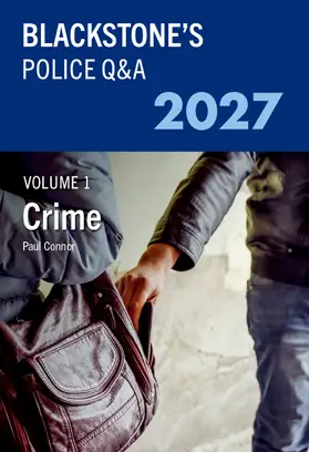 Connor |  Blackstone's Police Q&A Volume 1: Crime 2027 | Buch |  Sack Fachmedien