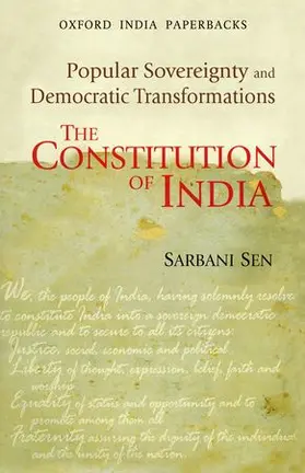 Sen | The Constitution of India | Buch | 978-0-19-807160-0 | www.sack.de