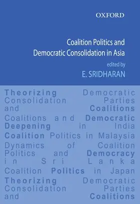 Sridharan |  Coalition Politics and Democratic Consolidation in Asia | Buch |  Sack Fachmedien