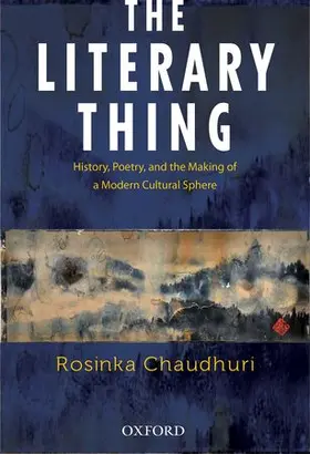 Chaudhuri |  The Literary Thing | Buch |  Sack Fachmedien