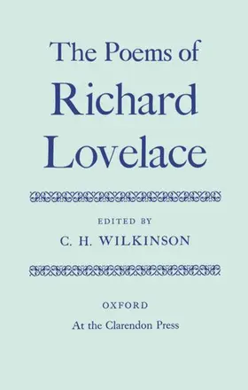 Lovelace / Wilkinson |  Poems of Richard Lovelace | Buch |  Sack Fachmedien