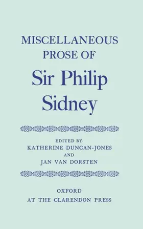 Sidney / Duncan-Jones / Dorsten |  Miscellaneous Prose | Buch |  Sack Fachmedien