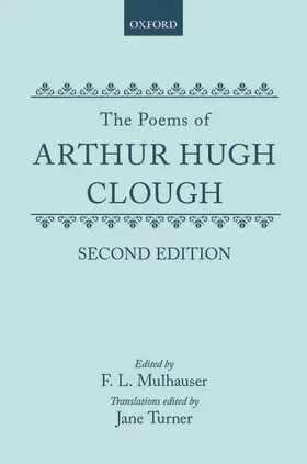 Clough / Mulhauser |  The Poems of Arthur Hugh Clough | Buch |  Sack Fachmedien