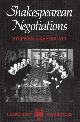Greenblatt |  Shakespearean Negotiations | Buch |  Sack Fachmedien