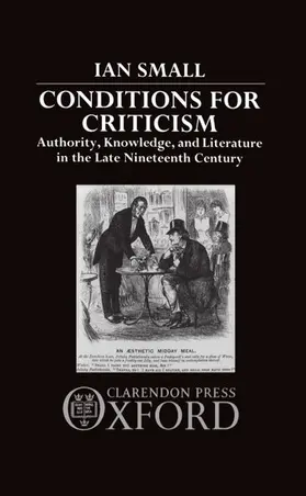 Small |  Conditions for Criticism | Buch |  Sack Fachmedien