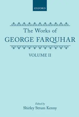 Farquhar / Kenny |  The Works of George Farquhar | Buch |  Sack Fachmedien