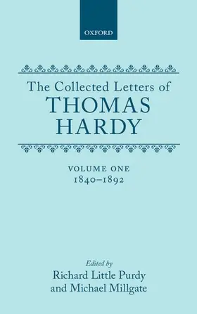 Hardy / Purdy / Millgate |  The Collected Letters of Thomas Hardy | Buch |  Sack Fachmedien