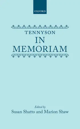 Tennyson / Shatto / Shaw |  In Memoriam | Buch |  Sack Fachmedien