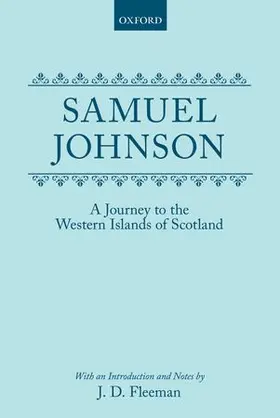 Johnson |  A Journey to the Western Islands of Scotland (1775) | Buch |  Sack Fachmedien
