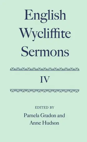 Gradon / Hudson |  English Wycliffite Sermons | Buch |  Sack Fachmedien