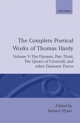 Hardy / Hynes |  The Complete Poetical Works of Thomas Hardy | Buch |  Sack Fachmedien