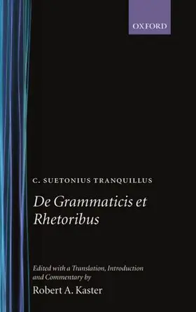 Tranquillus / Suetonius |  de Grammaticis Et Rhetoribus | Buch |  Sack Fachmedien
