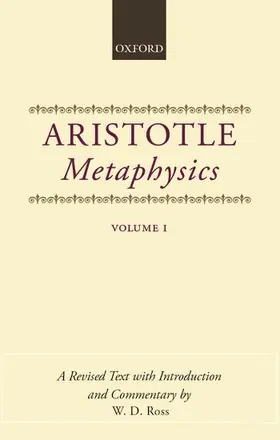 Aristotle / Ross |  Metaphysics | Buch |  Sack Fachmedien