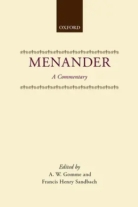 Gomme / Sandbach |  Menander: A Commentary | Buch |  Sack Fachmedien