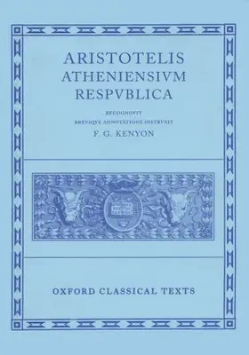 Kenyon |  Aristotle Atheniensium Respublica | Buch |  Sack Fachmedien