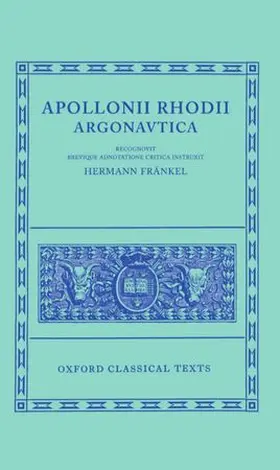 Fränkel |  Apollonius Rhodius Argonautica | Buch |  Sack Fachmedien