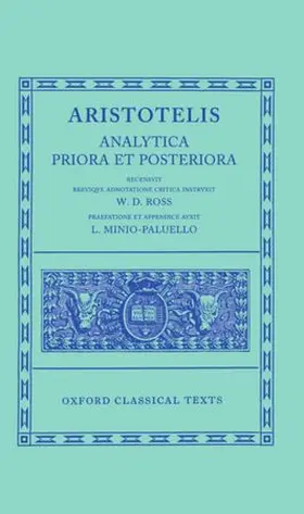 Ross / Minio-Paluello |  Aristotle Analytica Priora et Posteriora | Buch |  Sack Fachmedien