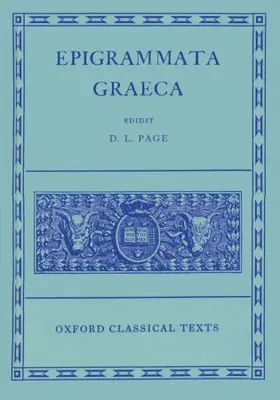 Page |  Epigrammata Graeca | Buch |  Sack Fachmedien