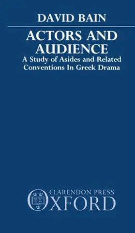 Bain |  Actors and Audience | Buch |  Sack Fachmedien