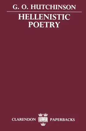 Hutchinson | Hellenistic Poetry | Buch | 978-0-19-814748-0 | www.sack.de