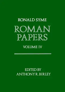 Syme / Birley |  Roman Papers: Volume IV | Buch |  Sack Fachmedien