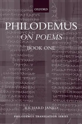 Janko |  Philodemus: On Poems, Book 1 | Buch |  Sack Fachmedien