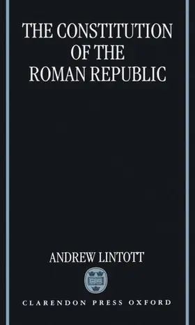Lintott |  The Constitution of the Roman Republic | Buch |  Sack Fachmedien