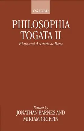 Barnes / Griffin |  Philosophia Togata II | Buch |  Sack Fachmedien