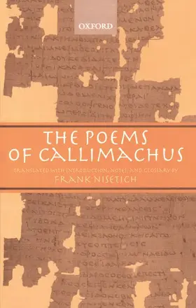 The Poems of Callimachus | Buch | 978-0-19-815224-8 | www.sack.de