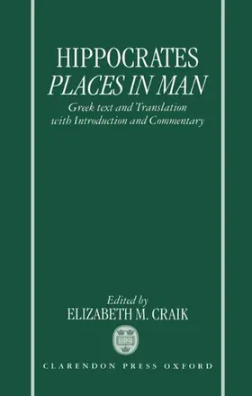 Hippocrates |  Hippocrates: Places in Man | Buch |  Sack Fachmedien