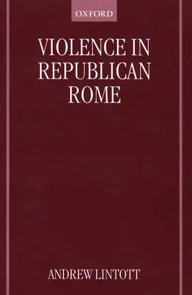 Lintott |  Violence in Republican Rome | Buch |  Sack Fachmedien