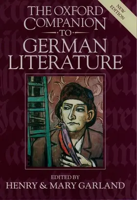 Garland |  The Oxford Companion to German Literature | Buch |  Sack Fachmedien