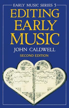 Caldwell | Editing Early Music | Buch | sack.de