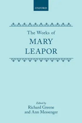 Leapor / Greene / Messenger |  The Works of Mary Leapor | Buch |  Sack Fachmedien