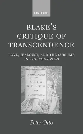 Otto |  Blake's Critique of Transcendence | Buch |  Sack Fachmedien