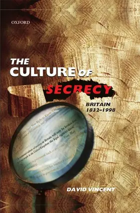 Vincent |  The Culture of Secrecy | Buch |  Sack Fachmedien