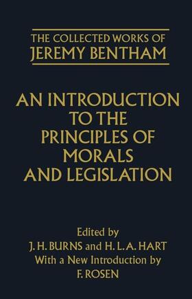 Bentham / Burns / Hart | An Introduction to the Principles of Morals and Legislation | Buch | 978-0-19-820516-6 | sack.de