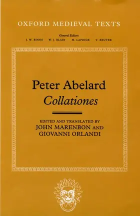 Abelard / Ab?lard / Marenbon |  Abelard's Collationes | Buch |  Sack Fachmedien