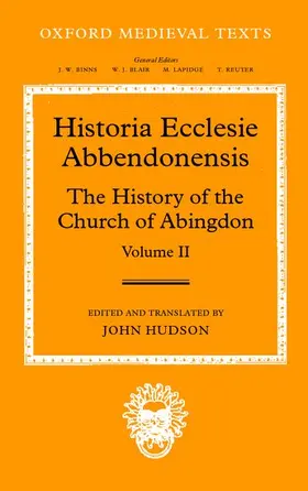 Hudson |  HISTORIA ECCLESIE ABBENDONEN V2 OMT C | Buch |  Sack Fachmedien
