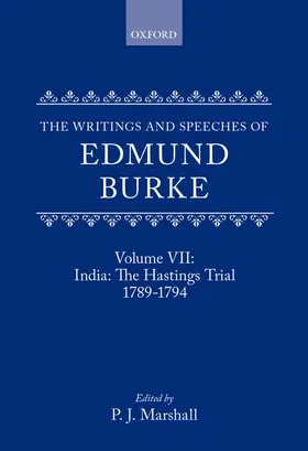 Burke / Marshall |  The Writings and Speeches of Edmund Burke | Buch |  Sack Fachmedien