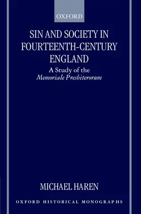 Haren |  Sin and Society in Fourteenth-Century England | Buch |  Sack Fachmedien