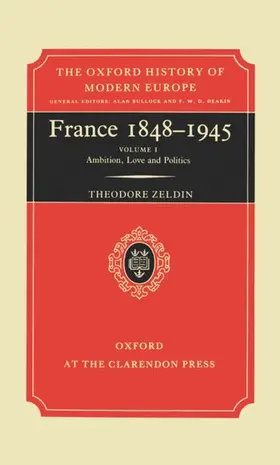 Zeldin |  FRANCE VOL 1 OHME C | Buch |  Sack Fachmedien