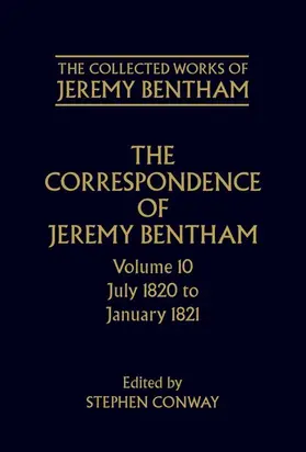 Bentham / Conway |  The Correspondence of Jeremy Bentham | Buch |  Sack Fachmedien