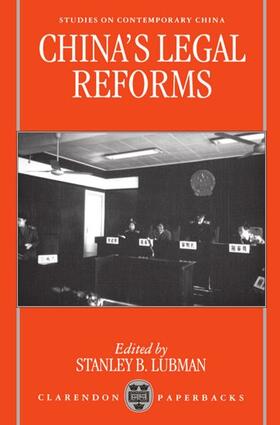 Lubman | China's Legal Reforms | Buch | 978-0-19-823344-2 | sack.de