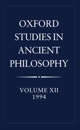 Taylor |  Oxford Studies in Ancient Philosophy | Buch |  Sack Fachmedien