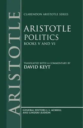 Aristotle / Keyt / Ackrill |  Politics | Buch |  Sack Fachmedien