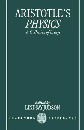 Judson |  Aristotle's Physics | Buch |  Sack Fachmedien